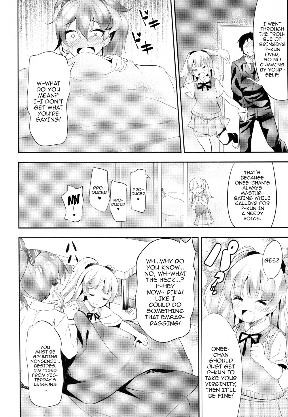 Hentai Manga Comic-Hey! "P"kun! I'm Guide my systers erogenous zone.-Read-5